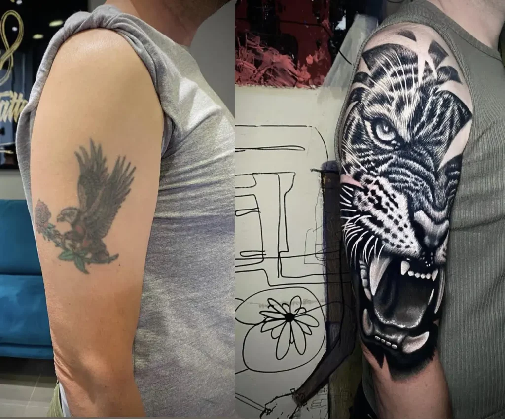 Cover up tattoo