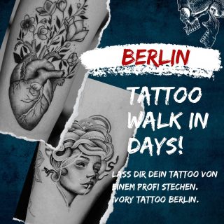 🔥 Walk-In Woche bei Ivory Tattoo Berlin! 🔥

Vom 24.10.25 bis 30.10.25 könnt ihr euch wieder spontan tätowieren lassen – ohne Termin! 🎨✨
Aber wie immer gilt: Begrenzte Plätze – also nicht zu lange warten!

Holt euch euer Wunschmotiv kurz vor Halloween und startet mit frischer Tinte in den Herbst! 🖤💉

📍 Ivory Tattoo Berlin
📩 Für Fragen oder Infos – schreibt uns direkt!

#IvoryTattooBerlin #TattooBerlin #WalkInTattoo #OktoberInk #BerlinInk #TattooFlash