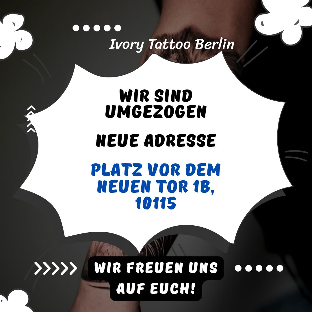 Neue Location, mit mehr Platz für uns alle!
Wir freuen uns sehr auf euren Besuch!