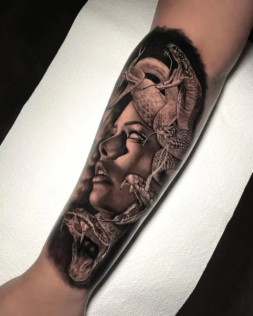 Porträt tattoo