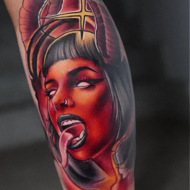 Realistic tattoo