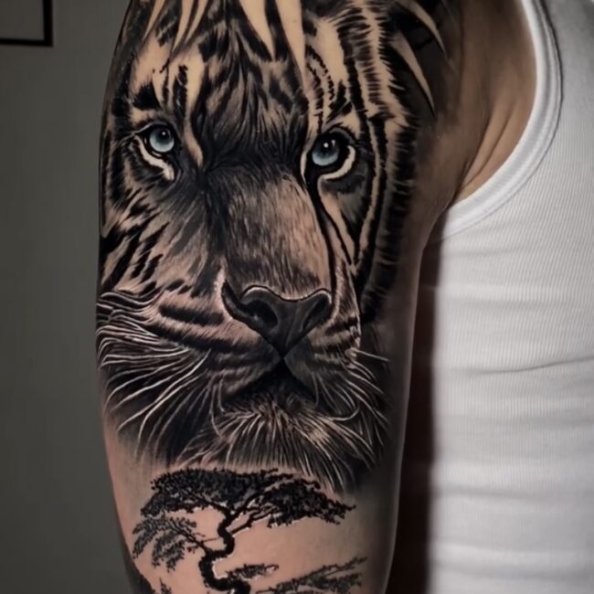 Realistic tattoo