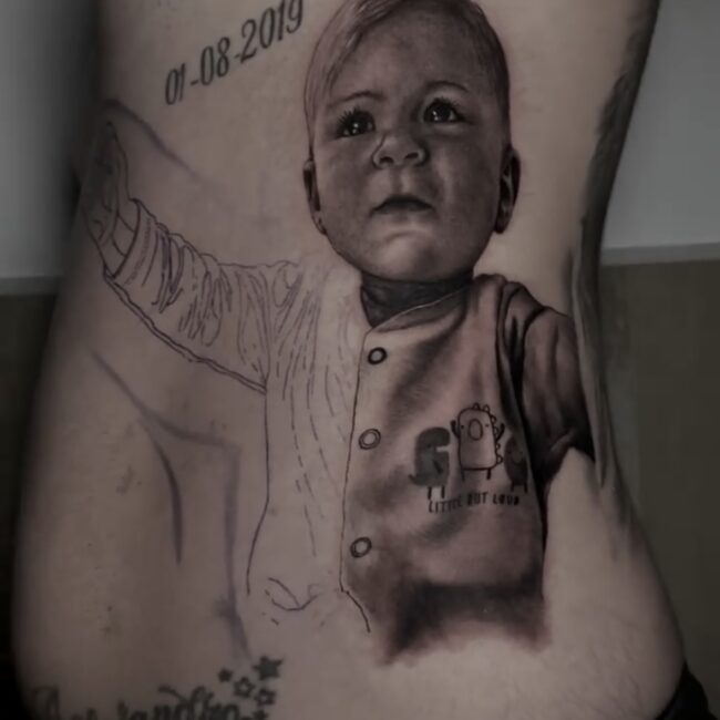 Realistic tattoo