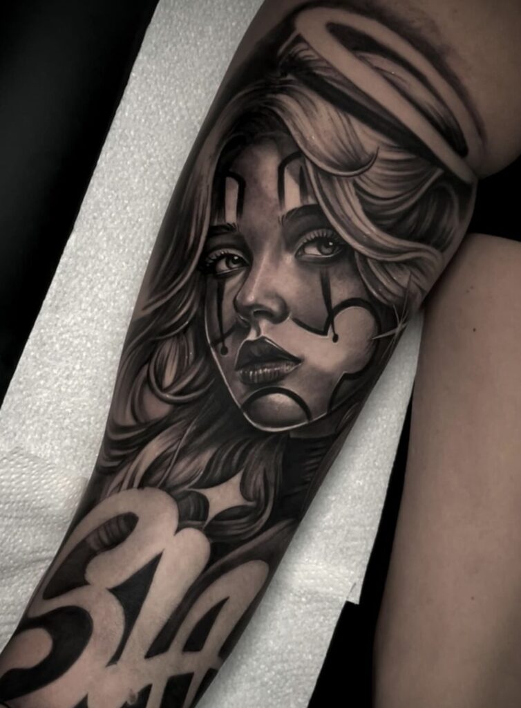 Realistic tattoo